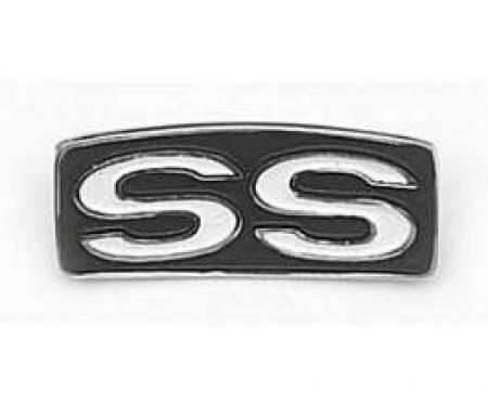 Chevelle Steering Wheel Shroud Emblem, Super Sport (SS), 1969