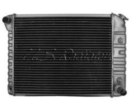 Chevelle Radiator, 250/454ci, 4-Row, For Cars With Automatic Transmission & Without Air Conditioning, Desert Cooler, U.S. Radiator, 1972-1977