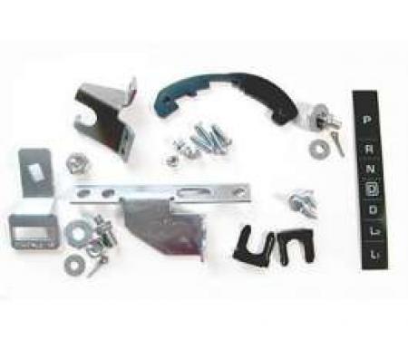 Chevelle Shifter Conversion Kit, Power glide To 700R4, 200-4R Or 4L60 Transmission, 1964-1965