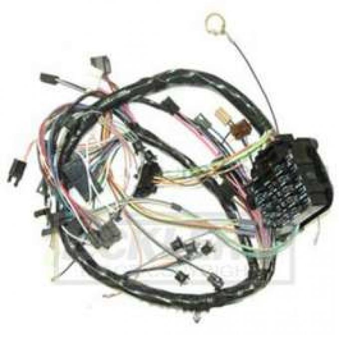 Chevelle Dash Wiring Harness, Main, For Cars With Factory Gauges & Without Air Conditioning, 1969