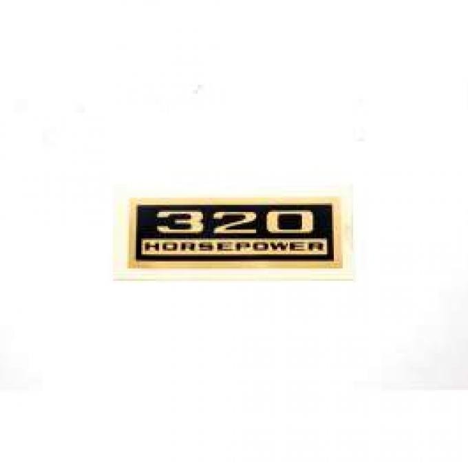 Chevelle Decal, Valve Cover, 320 hp, 1964-1972