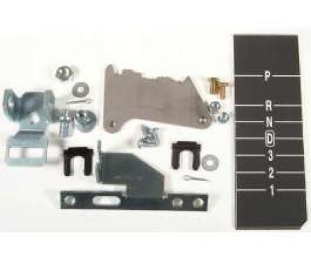 Chevelle Shifter Conversion Kit, Powerglide To 700R4, 200-4R Or 4L60 Transmission, 1971-1972