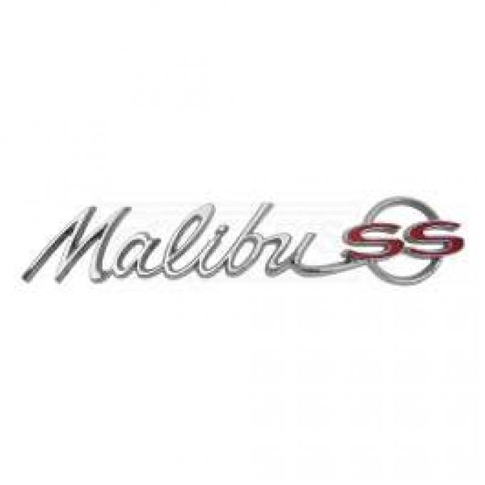 Chevelle Quarter Panel Emblem, Malibu Super Sport (SS) Coupe, 1964