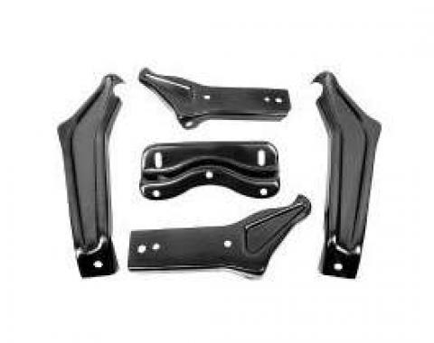 Chevelle Bumper Brackets, Rear, Except Wagon, 1964-1965