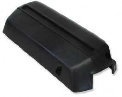 Chevelle Armrest Base, Left, Front, Black, 1968-1972