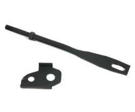 Chevelle Floor Shifter Upper Support Rod & Bracket, Manual Transmission, Muncie 4-Speed, 1968-1972