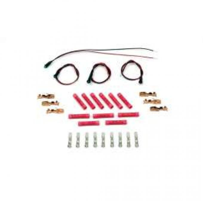 Chevelle Instrument Cluster Panel LED Indicators & Wiring Terminal Kit, 1964-1972