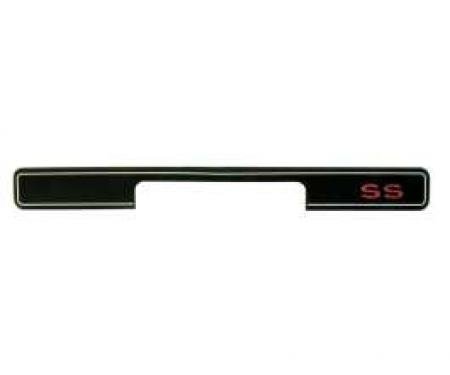 Chevelle Bumper Pad, Rear, With Red Super Sport (SS) Emblem, 1970
