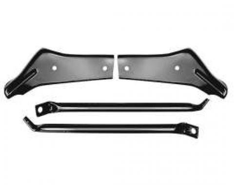 Chevelle Bumper Brackets, Rear, Except Wagon, 1966-1967