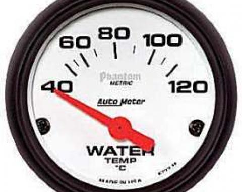 Chevelle Water Temperature Gauge, Electric, Phantom Series, AutoMeter, 1964-1972