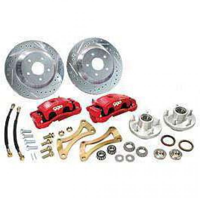 Chevelle Disc Big Brake Conversion Kit, Front, For Stock Spindle, 19641972