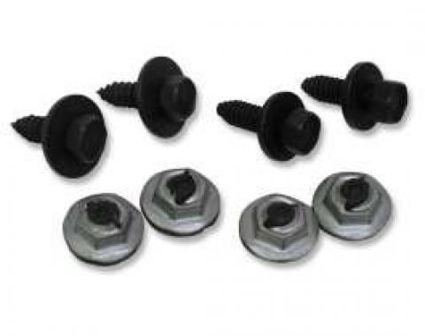 Chevelle Headlight Fender Extension Fasteners, 1971-1972