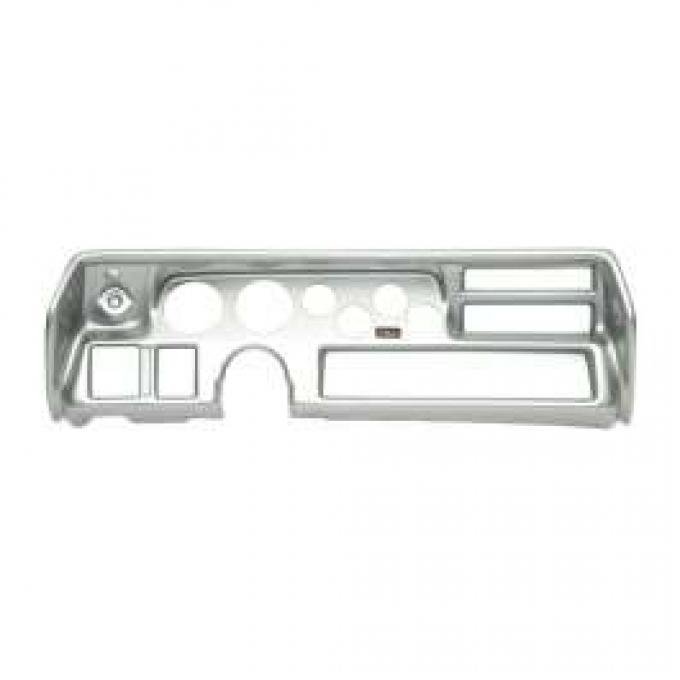 Chevelle Instrument Cluster Panel, Sweep Style, Aluminum Finish, With Pre-Cut Holes, 1970-1972