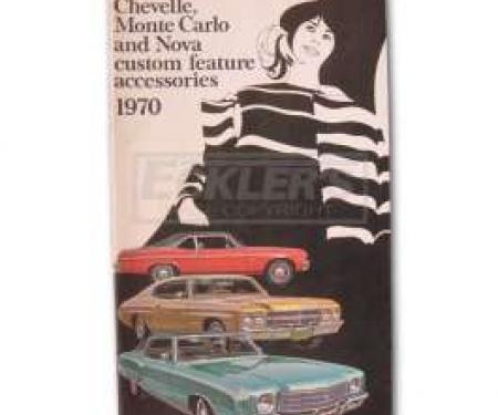 Chevelle Custom Features Accessory Brochure, 1970