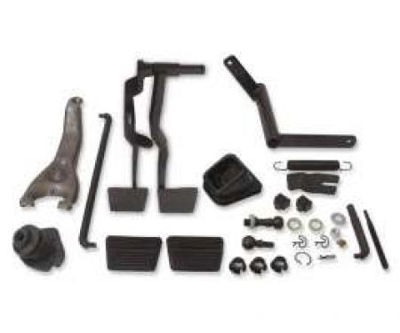 Chevelle Clutch Linkage Conversion Kit, Automatic To Manual Transmission, Small Block, 1967