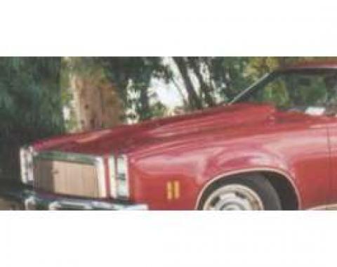 Chevelle Fiberglass Hood, 2 Bolt On, Z-28 Style Cowl, 1973-1977