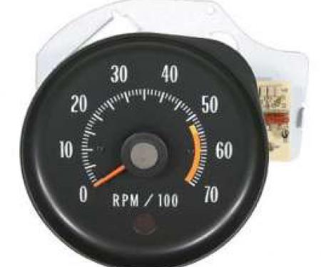 Chevelle Tachometer, 5500 RPM Redline, 1971-1972
