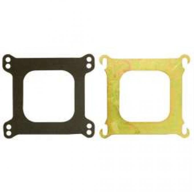 Chevelle Carburetor Adapter Plate, Square Bore To Spread Bore, Edelbrock, 1964-1972