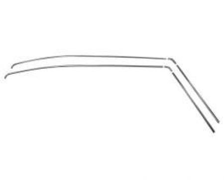 Chevelle Drip Rail Moldings, Coupe, 1968-1969