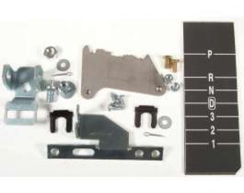 Chevelle Shifter Conversion Kit, Powerglide To 700R4, 200-4R Or 4L60 Transmission, 1971-1972