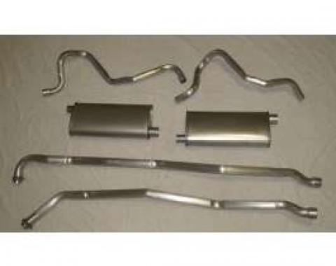 Chevelle Exhaust, Aluminized, Dual, Without Resonators, V8,1964-1972