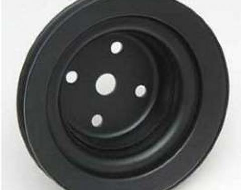 Chevelle Water Pump Pulley, 396/375hp L78, Deep Single Groove, Black, 1969