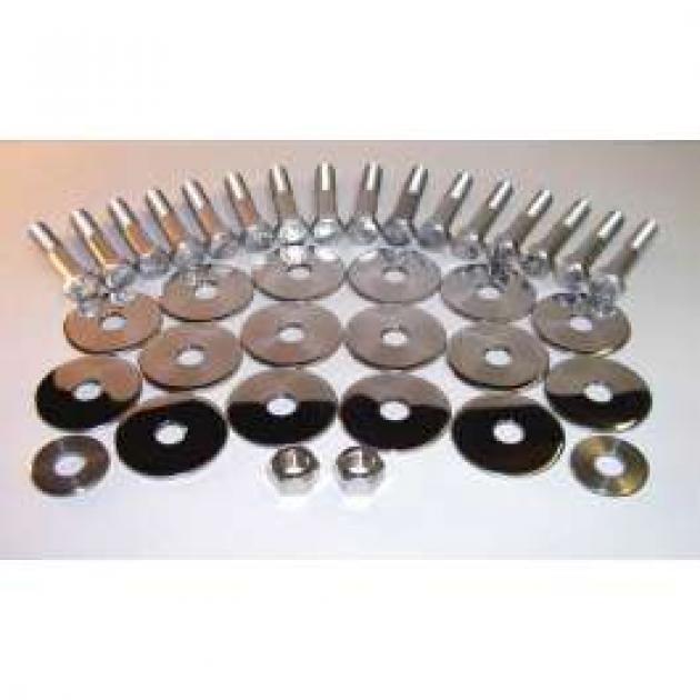 Chevelle Body Mount Bolt Kit, Stainless Steel, Convertible,19641967