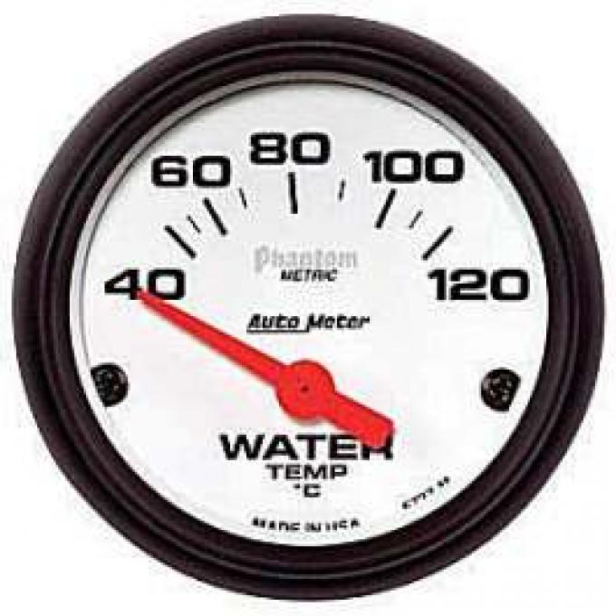 Chevelle Water Temperature Gauge, Electric, Phantom Series, AutoMeter, 1964-1972