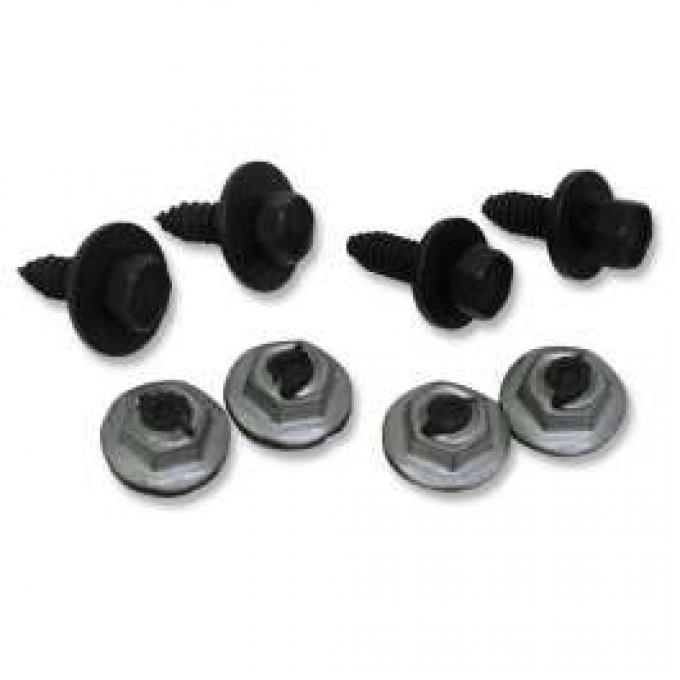 Chevelle Headlight Fender Extension Fasteners, 1971-1972