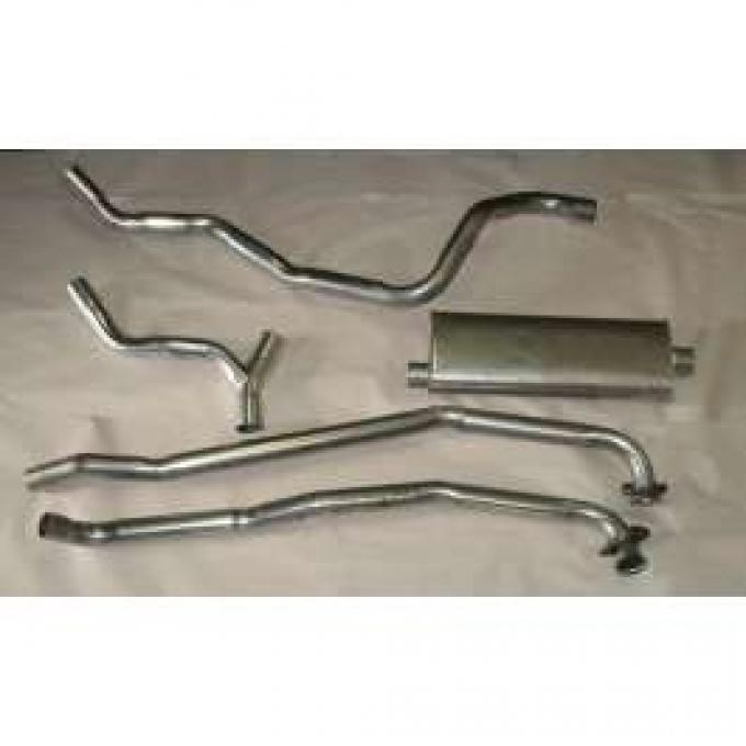 Chevelle Exhaust, Aluminized, Single, V8, 1968-1974