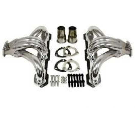 Chevelle & Malibu Ceramic Coated Shorty Headers, Small Block, 1964-1983