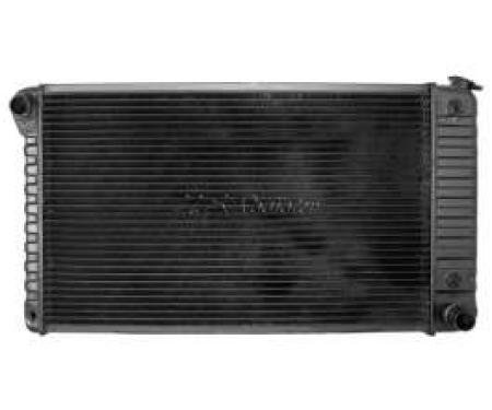 Chevelle Radiator, Big Block, 4-Row, For Cars With Manual Transmission & Without Air Conditioning, Desert Cooler, U.S. Radiator, 1968-1971