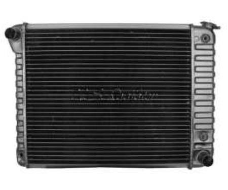 Chevelle Radiator, Small Block, 4-Row, For Cars With Manual Transmission & Without Air Conditioning, Desert Cooler, U.S. Radiator, 1968-1971