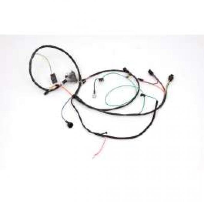 Chevelle Engine Wiring Harness, 327/350hp L79, For Cars With Warning Lights & Air Conditioning, 1966