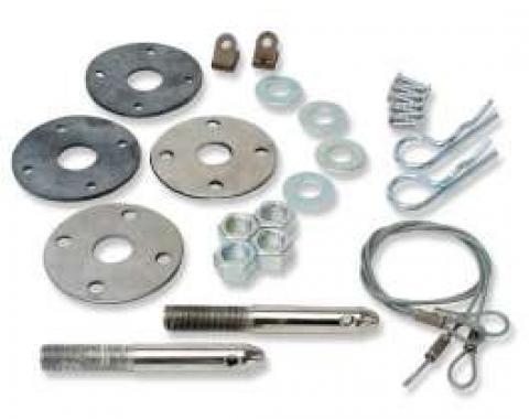 Chevelle Super Sport (SS) Hood Pin Kit, Complete, 1970-1972