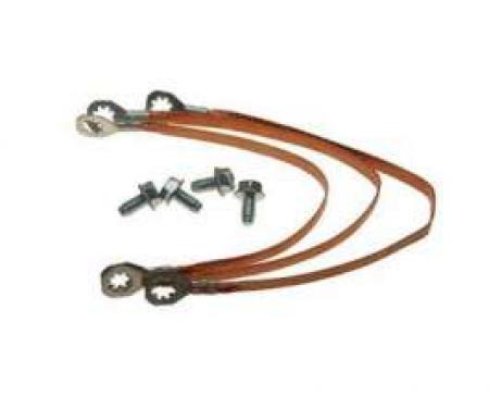 Chevelle Ground Wire Strap Kit, Small Or Big Block, 1968