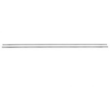 Chevelle Door Panel Molding, Lower, Front, 2-Door, Chrome, 1964-1966