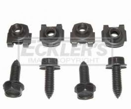 Chevelle Front Shock Mounting Fasteners, 1968-1972