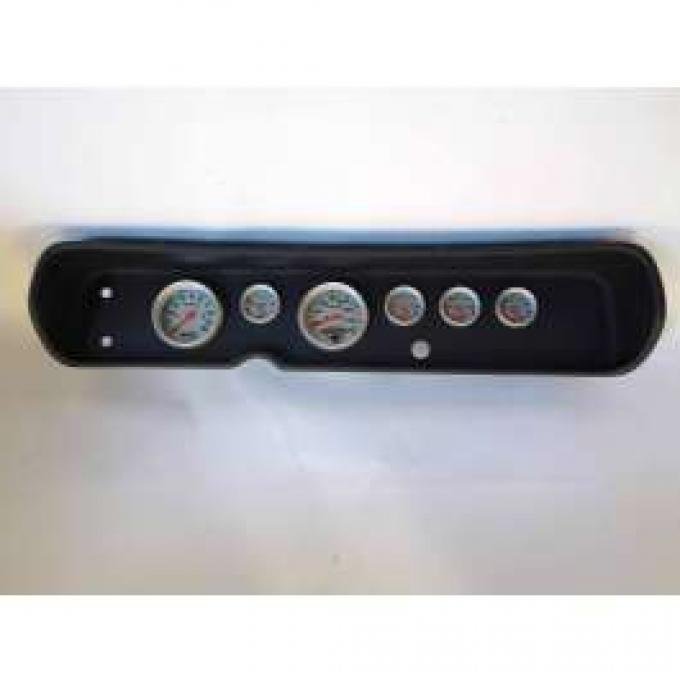 Chevelle Instrument Cluster Panel, Black Finish, With Ultra-Late Gauges, 1964-1965