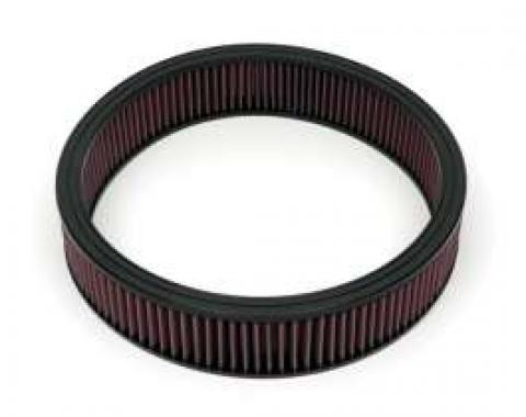 Chevelle & Malibu Air Filter Element, 14 Diameter, 3 High, K&N, 1964-1983