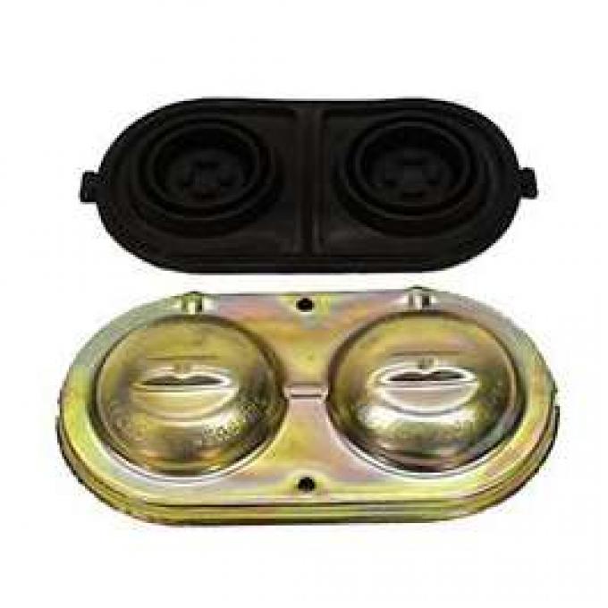 Chevelle Brake Master Cylinder Cover, Power Disc, 1967-1969