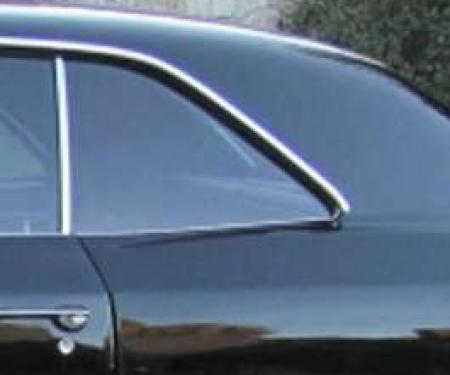 Chevelle Quarter Glass, 2-Door Coupe, Left Hand, 1966-1967