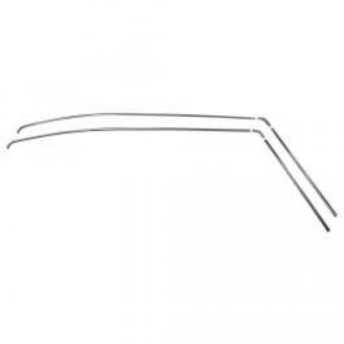 1968-1969 Chevrolet Chevelle 6 Piece 2 Door Coupe Roof Drip Rail Molding Set