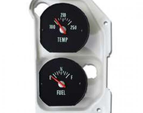 Chevelle Fuel & Water Temperature Gauge Combination, With Housing, Super Sport (SS), 1970