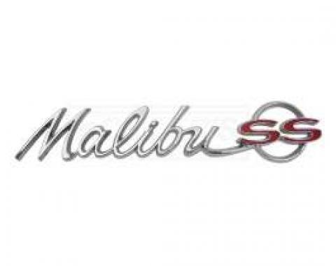 Chevelle Quarter Panel Emblem, Malibu Super Sport (SS) Coupe, 1964