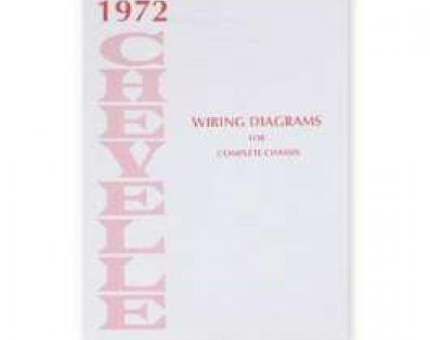 Chevelle Literature, Chevelle Wiring Diagram Manual, 1972
