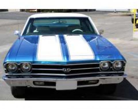 Chevelle Dual Stripe Hood & Trunk Stencil Kit, 1968-1969