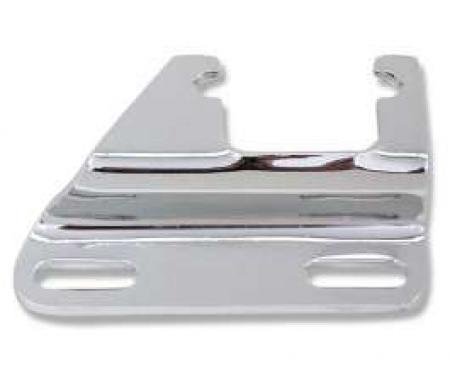 Chevelle Alternator Bracket, Small Block, Lower, Chrome, Exhaust Header Mounting Adapter, 1964-1972