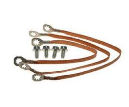 Chevelle Ground Wire Strap Kit, Small Or Big Block, 1966