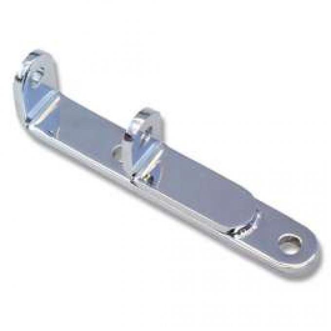 Chevelle Alternator Bracket, Small Block, Lower, Chrome, For Engine With Exhaust Headers & Short Water Pump, 1964-1968